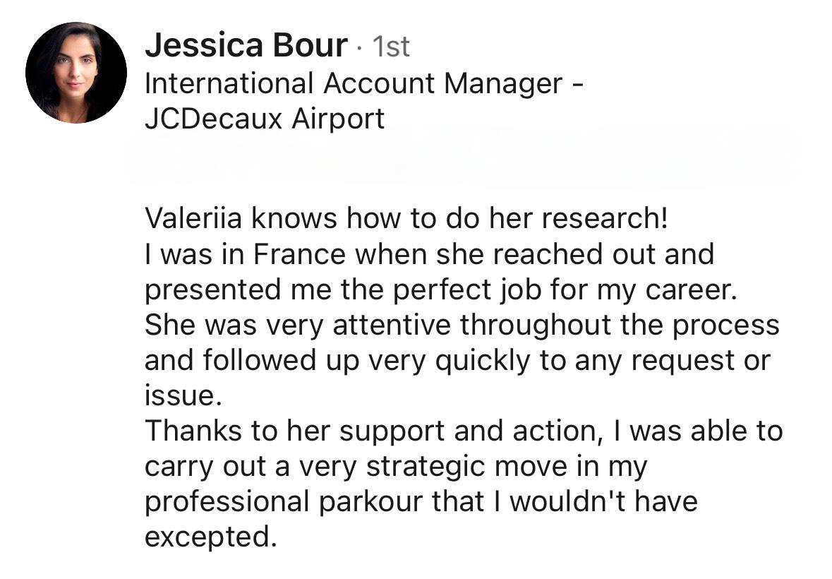 Feedback Jessica